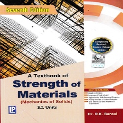 A Textbook of Strength of Materials By R K Bansal 7th Edition